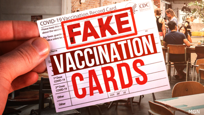 Fake Vaccination Cards
