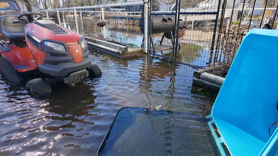 Lawnmower and Trashcan Underwater