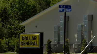 The intersection of Stone Boundary Road and Maryland Route 16