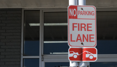 Fire Lane Sign