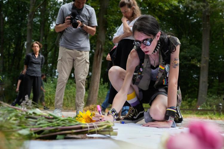 Photos show the aftermath of a van-ramming attack near Berlin's Pride Festival