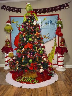 Ann Evan's Grinchmas tree in Parsonsburg, Md.