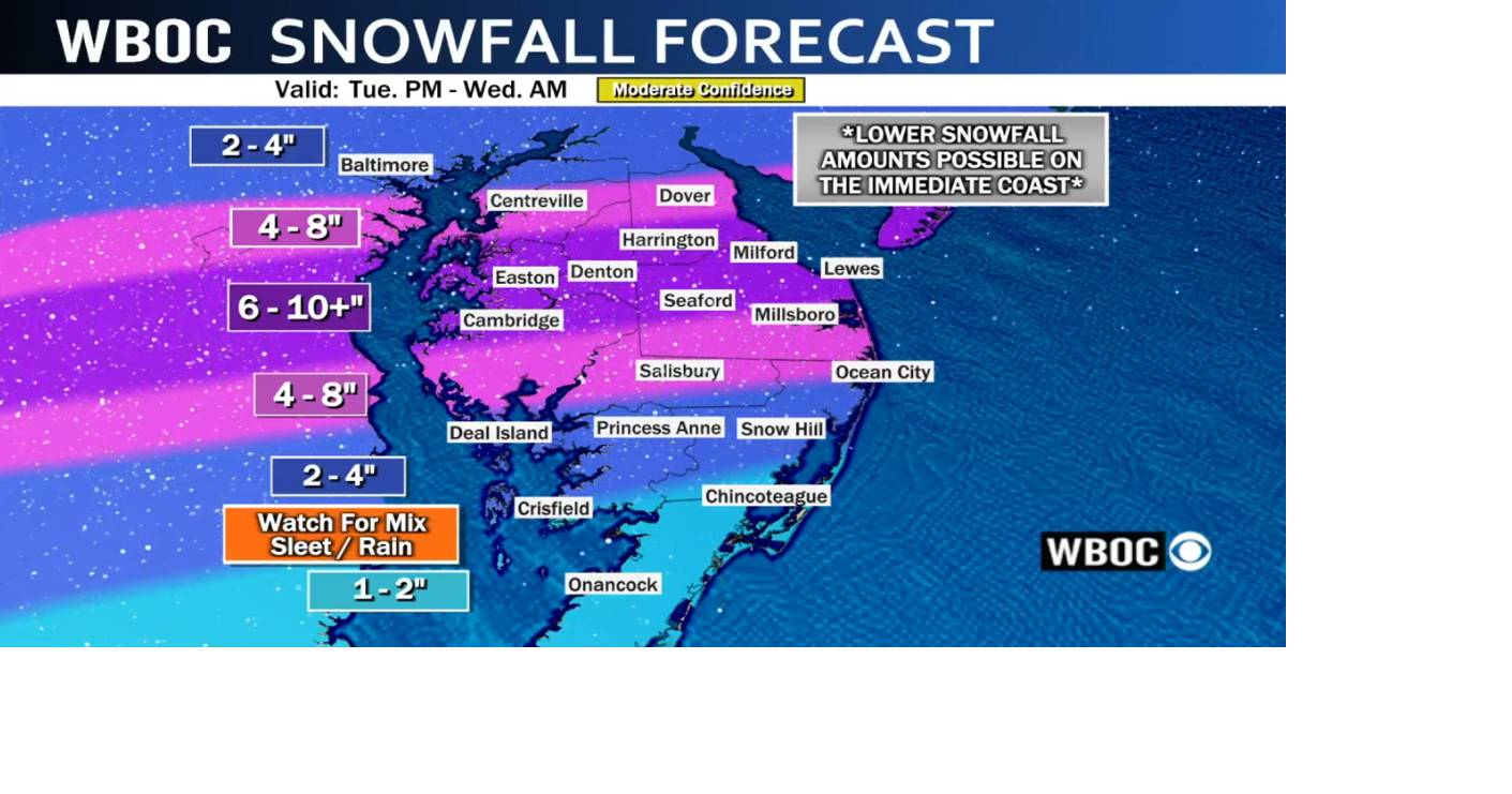 Significant Snow Expected Tuesday Before Changing To Beneficial Rain ...