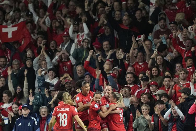 APTOPIX Euro 2025 Switzerland Iceland Soccer