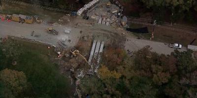 Snow Hill Road Damage Under Repair: Thanksgiving Reopening Anticipated
