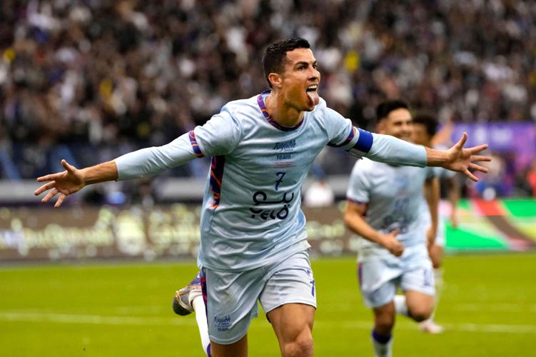 Ronaldo 100 Saudi Goals Soccer