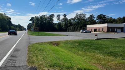 Proposed cannabis growth facility site off Crisfield Highway