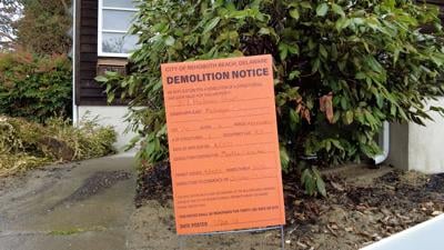 Rehoboth Beach Property Demolition Notice