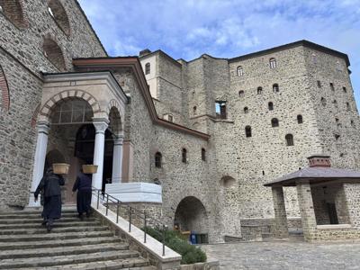 Greece Monastery Clash