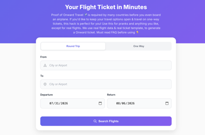 QuickOnward Sees Rising Demand for Verified Onward Flight Tickets