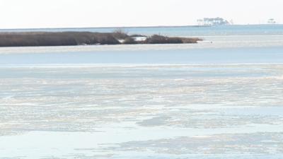 Iced Over Wingate Dock