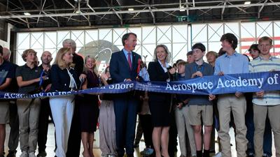 Aerospace Academy ribbon cutting