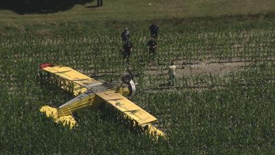 Crop Duster Plane Crashes in Laurel