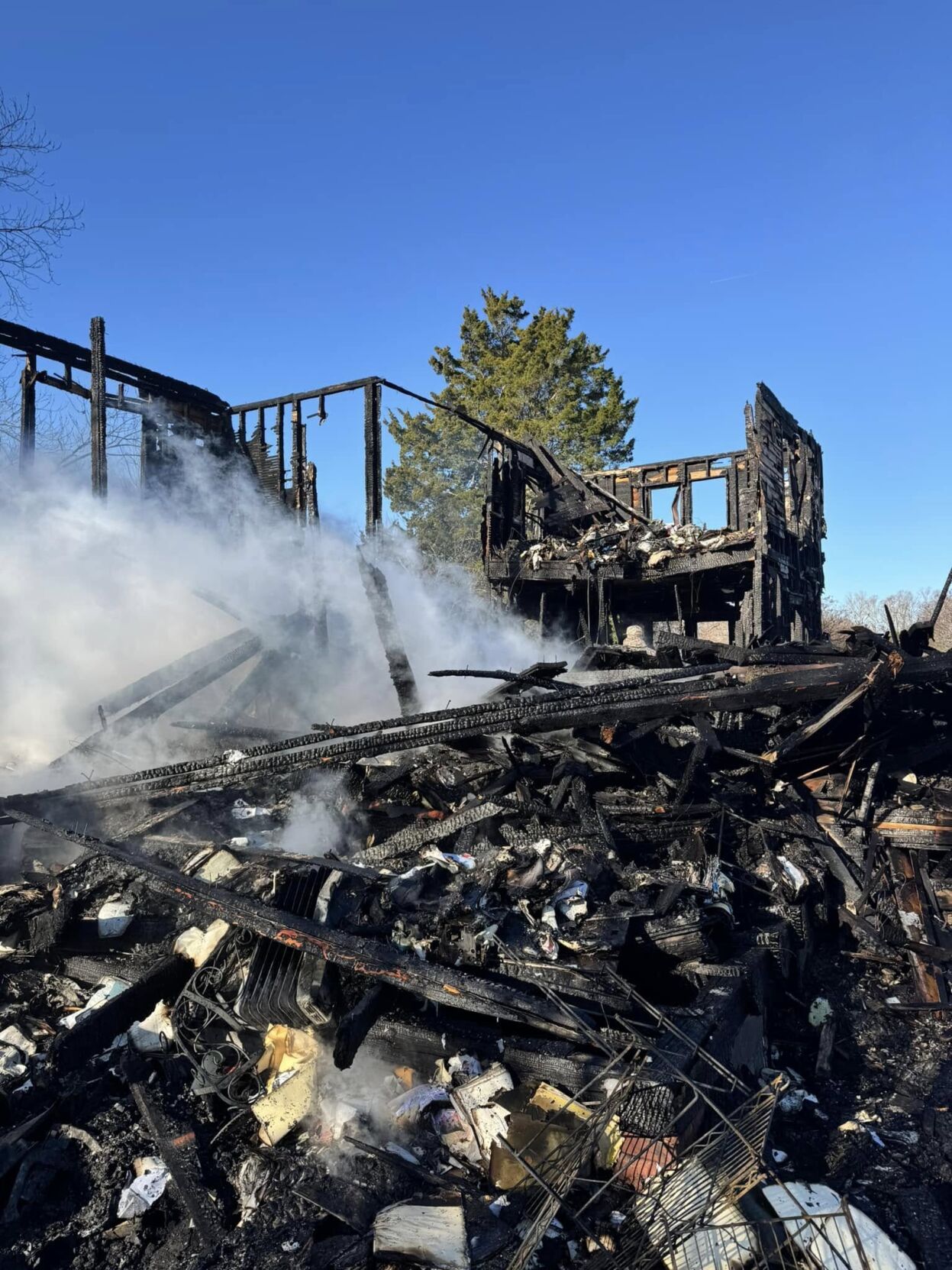 Stockton House Fire Aftermath