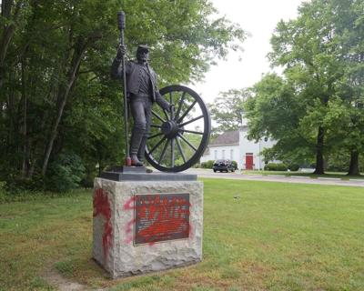 Confederate Statue Toppled, Vandalized at Maryland Church