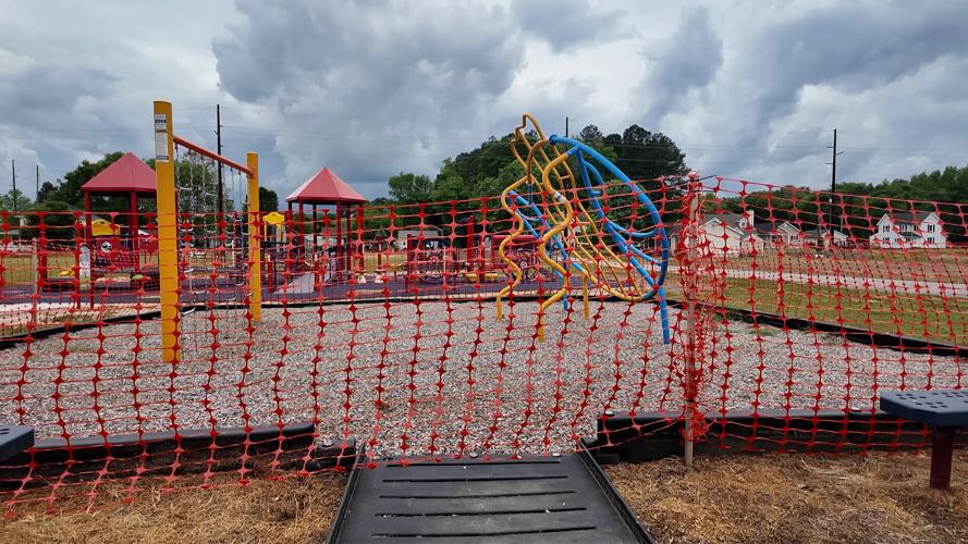 Section of the Park Closed Off