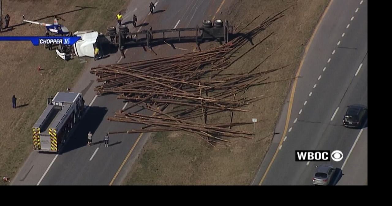 Overturned Logging Truck Shuts Down Rt 13 in Delmar | Latest News ...