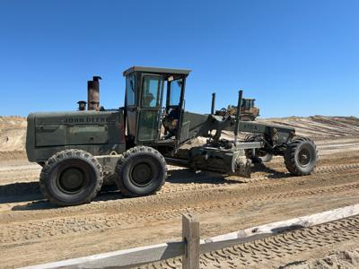 Assateague Island National Seashore parking lot work