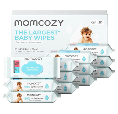 Momcozy Launches Plus Baby Wipes Built for Every “Messy Milestone”: 99% Purified Water, 8″ × 8″, Independently Certified by Intertek