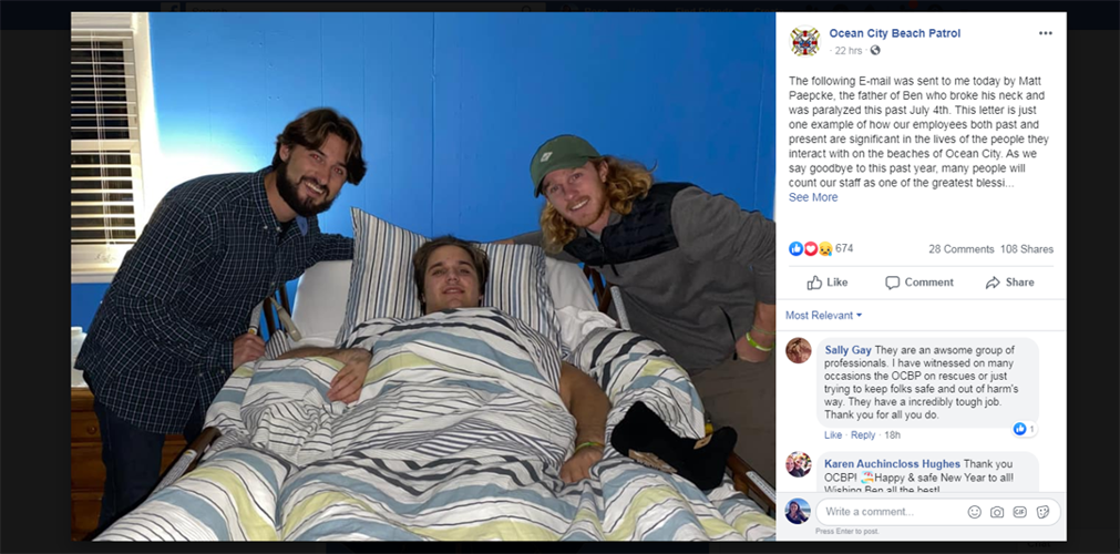 Father Praises Ocean City Beach Patrol for Saving Son's Life