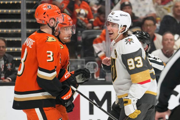 Golden Knights Ducks Hockey