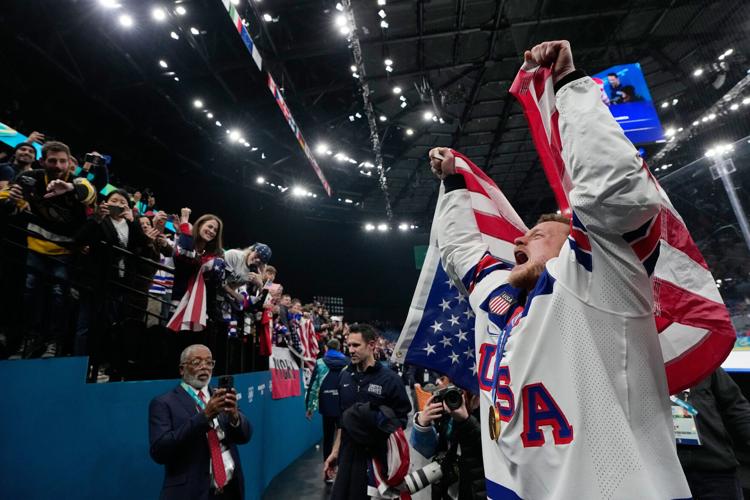 Stanley Cup Olympic Gold Double Ice Hockey