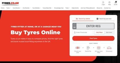Tyres.co.uk Named as Most Popular UK Site to Buy Tyres Online
