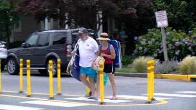 Pedestrians in Rehoboth Beach