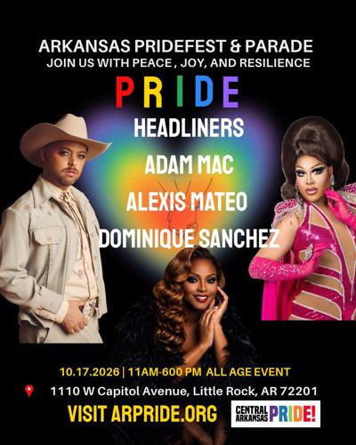 Arkansas PRIDEFest Week Oct 14-18th, 2026