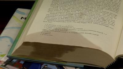 Water Damaged Book