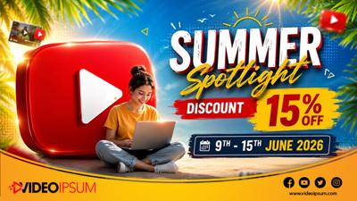 Get 15% Discount on the Next Video Promotion Service from Videoipsum