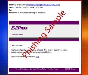 Numerous States Now Warning About E-Z Pass Scam