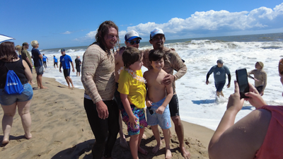 Surfers at Surfers Healing Event in Ocean City