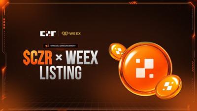 $CZR to List on WEEX, With CZR/USDT Spot Trading Opening November 3