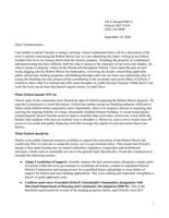 Karen Wayland's letter to Oxford Commissioners