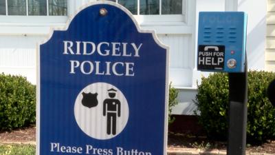 Ridgely Police Sign