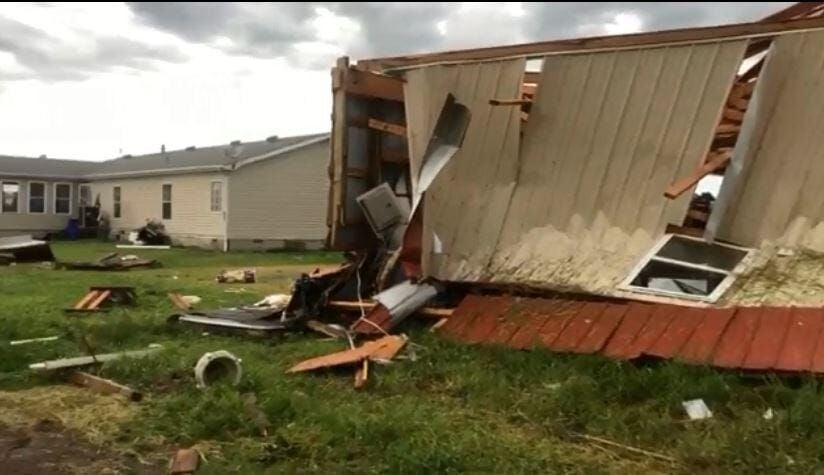 Updated: Possible Tornado Passes Through Milford Area