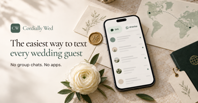 Cordially Wed Expands Guest Messaging Internationally, Bridging SMS and WhatsApp to Solve Wedding Chaos