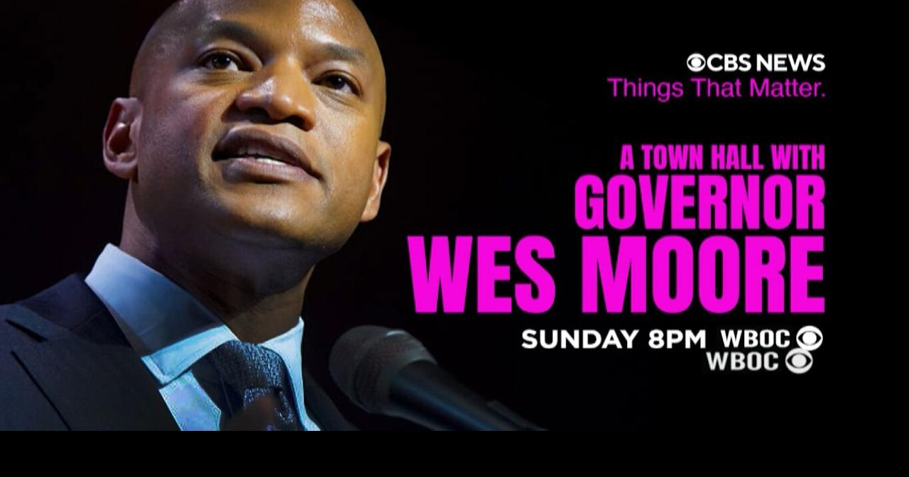 Preview of CBS News' Town Hall with Maryland Governor Wes Moore