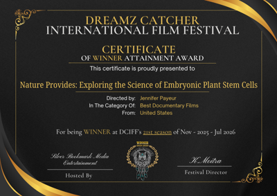 'Nature Provides' Documentary Selected for CineHealth, the First International Health and Wellness Film Festival