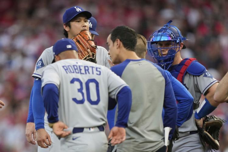 Dodgers Reds Baseball
