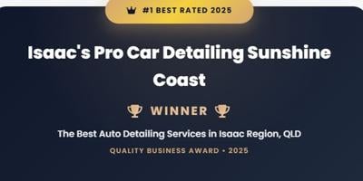 Isaac’s Pro Detailing Recognised with 2025 Quality Business Award for Auto Detailing Services