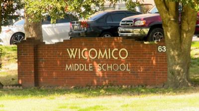 Wicomico County Middle School Sign