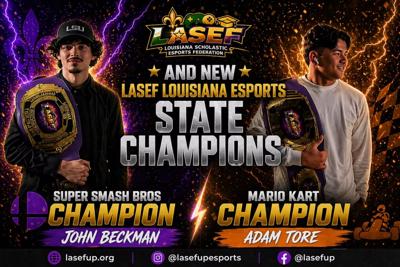 Louisiana Scholastic Esports Federation Announces First State Championship Event