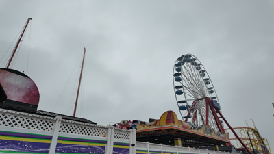 Gloomy OC Boardwalk Weather