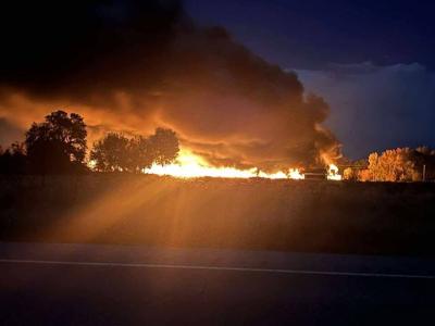 Rhodesdale Chicken House Fire