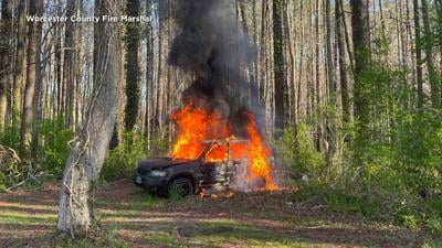 WORCESTER COUNTY CAR FIRE INVESTIGATION