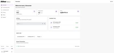 Aithor Launches Humanizer API for AI-Assisted Content Teams and Businesses