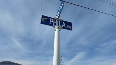 Philadelphia Ave sign