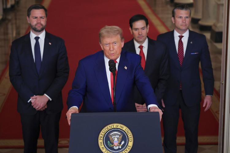 APTOPIX Mideast Wars Trump